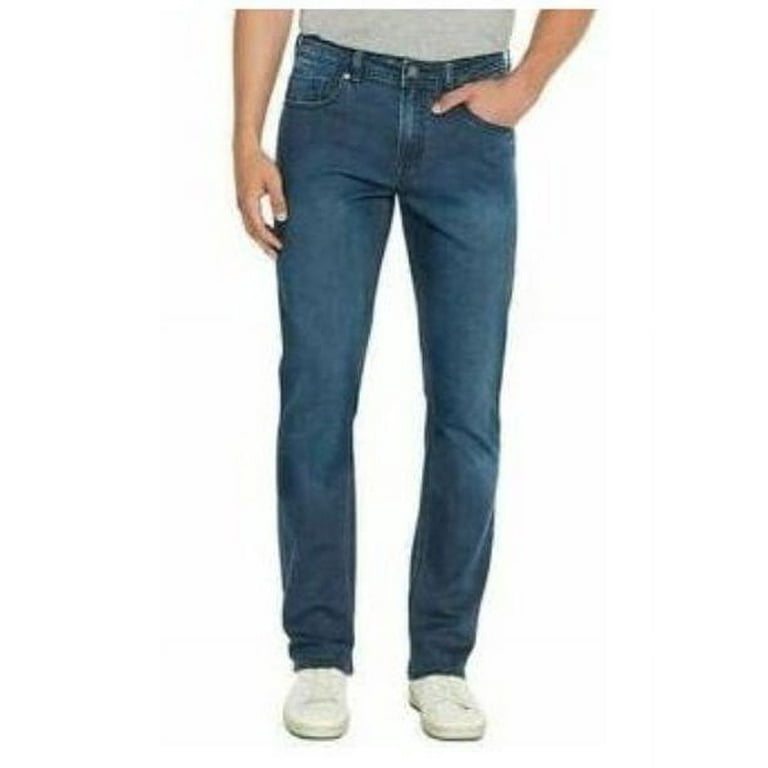 Buffalo Axel Men\'s Blue , 40x32 Stretch Bitton Jeans David Slim