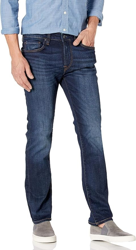Buffalo David Bitton Men's Slim Stretch Straight Jeans (40x34 , Indigo ...