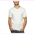 thumbnail image 1 of Buffalo David Bitton Men's V-Neck 3-Pack Tagless stretch Classic Fit T-Shirt L/White, 1 of 1