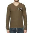 thumbnail image 1 of Buffalo David Bitton Mens Knitted Pullover Sweater, Green, Large, 1 of 2
