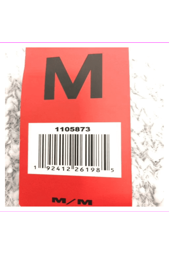 David Bitton Women's Eyelash Knit Pullover Sweater M/Gray/White