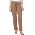 thumbnail image 1 of Buffalo David Bitton Women's Brown Soft Tencel Pull-On Pant (Royal Brown, Small), 1 of 2