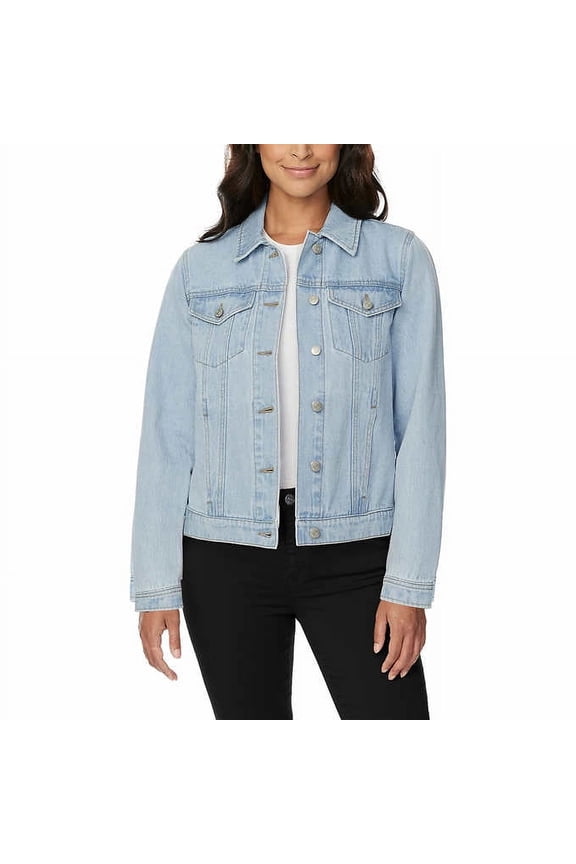 Buffalo David Bitton Women's Classic Denim Jacket Size: S, Color: Light Indigo