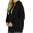 thumbnail image 1 of Buffalo Women's Super Soft Hoody Pullover Size: L, Color: Black, 1 of 2