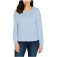 thumbnail image 1 of Buffalo David Bitton Women's Printed Cozy Top (Cali Blue,XS), 1 of 4