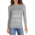 thumbnail image 1 of Buffalo David Bitton Womens Mercer Crew Neck Striped Blouse, 1 of 3