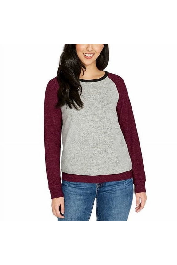 Buffalo David Bitton Womens Relaxed Fit Printed Cozy Pullover Top