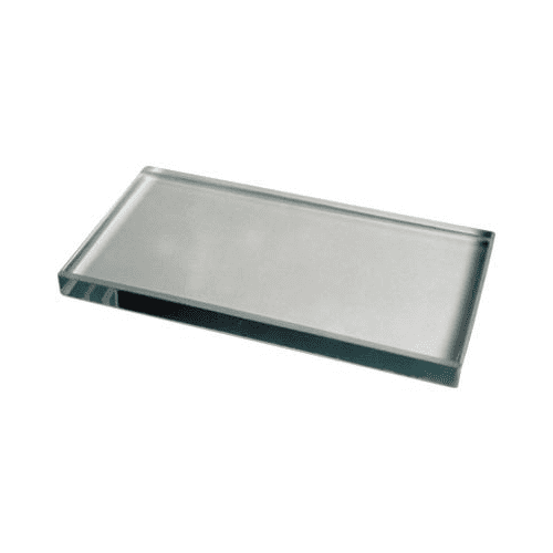 Buffalo Dental 78520 No. 3 Polished Glass Mixing Slab 2.5 X 3 X 1/4