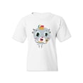 thumbnail image 1 of Buffalo Eating Ice Cream T-Shirt Juniors -Image by Shutterstock,  Large, 1 of 4