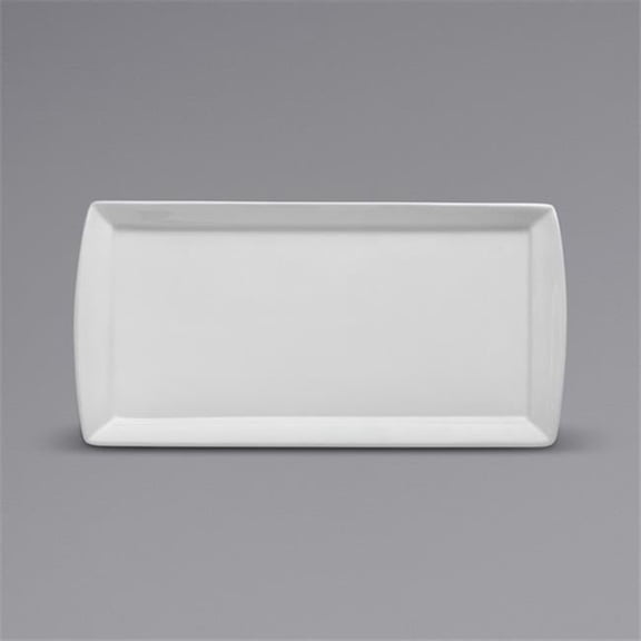 Buffalo F8000000361S Narrow Rim Porcelain Winged Platter, Bright White