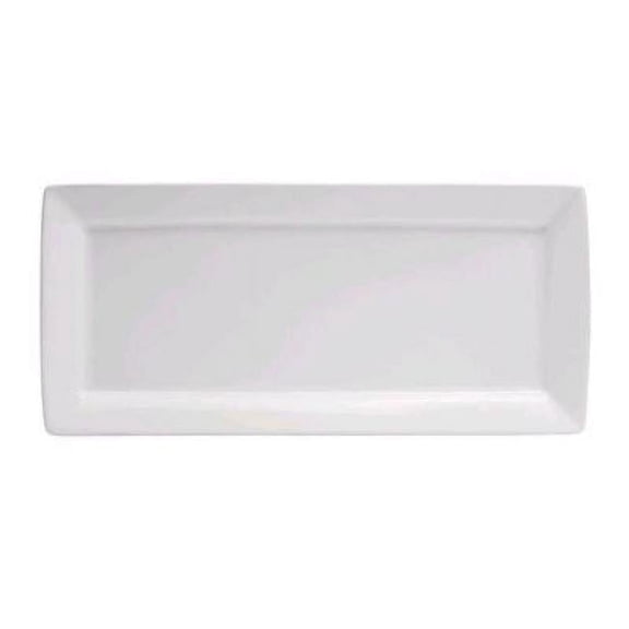 Buffalo F8010000383S 14.5 x 6.25 in. Bright White Ware Rectangular Platter