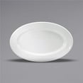 thumbnail image 1 of Buffalo F9010000324 7.125 x 4.875 in. Cream White Ware Wide Rim Rolled Edge Porcelain Platter, 1 of 1