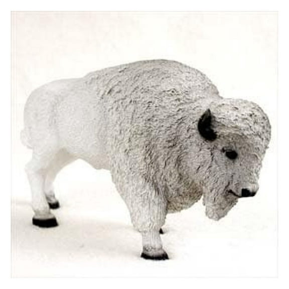 Buffalo Figurine (White)