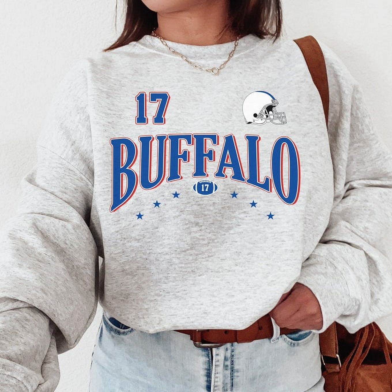 Buffalo Football Crewneck Sweatshirt , Buffalo Bill Sweatshirt, Buffalo