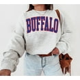 thumbnail image 1 of Buffalo Football Sweatshirt, Buffalo Football shirt, Vintage Style Buffalo Football Sweatshirt,Ash Gray Color,Size XL, 1 of 5