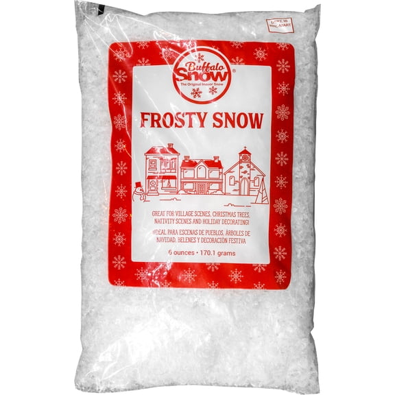Buffalo Frosty Snow Flakes, 6 Oz, Ideal for Christmas Decoration