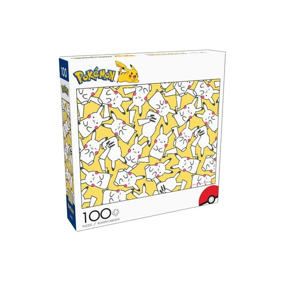 Buffalo Games 100-Piece Entertainment - Pokemon - Japanese Pikachu Interlocking Jigsaw Puzzle