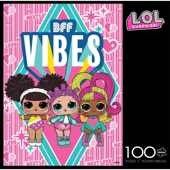 Buffalo Games 100-Piece LOL Surprise O.M.G. BFF Vibes Jigsaw Puzzle