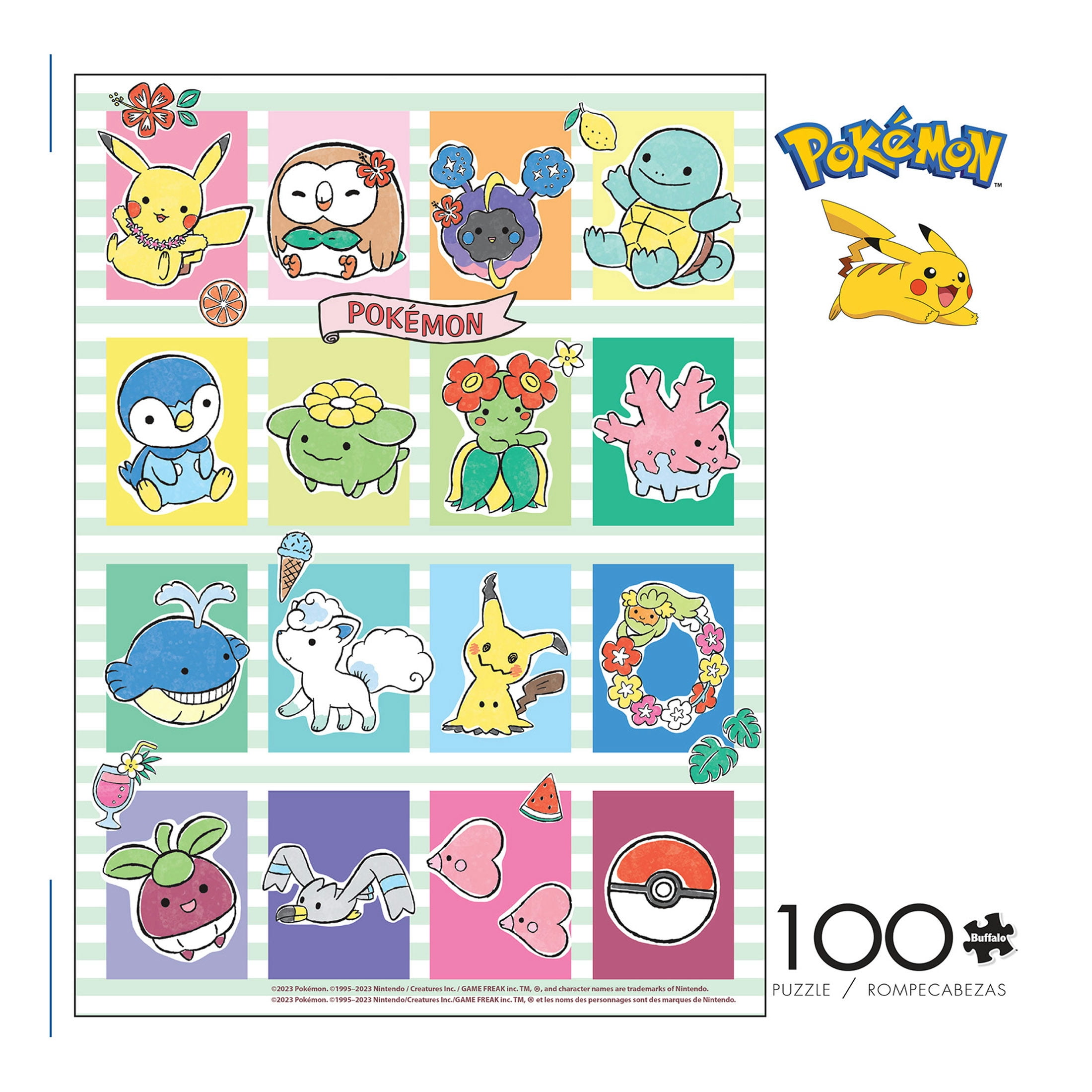 Buffalo Games 100-Piece Pokemon Cuties Interlocking Jigsaw Puzzle