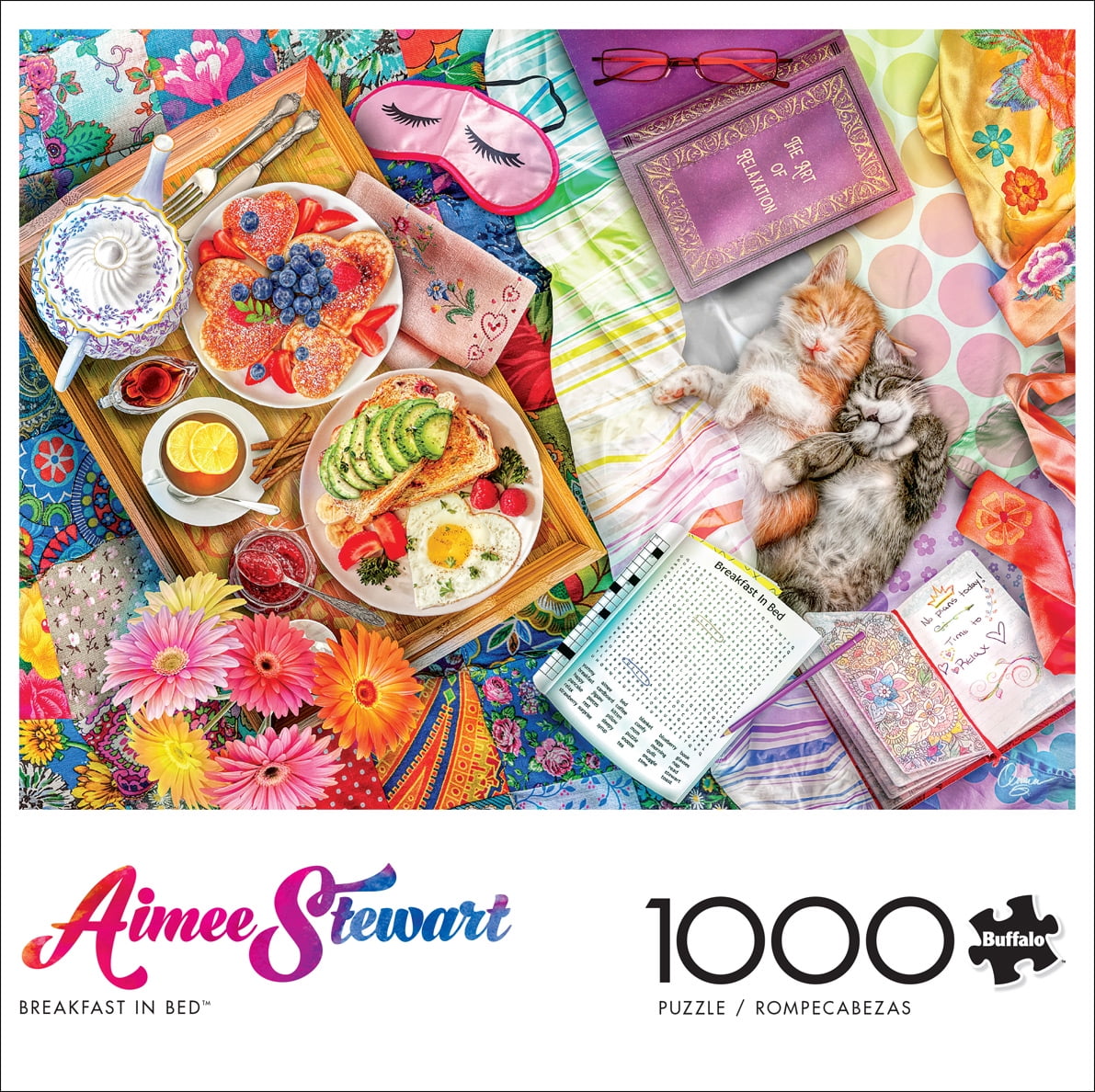 Buffalo Games 1000-Piece Aimee Stewart Breakfast in Bed Jigsaw Puzzle