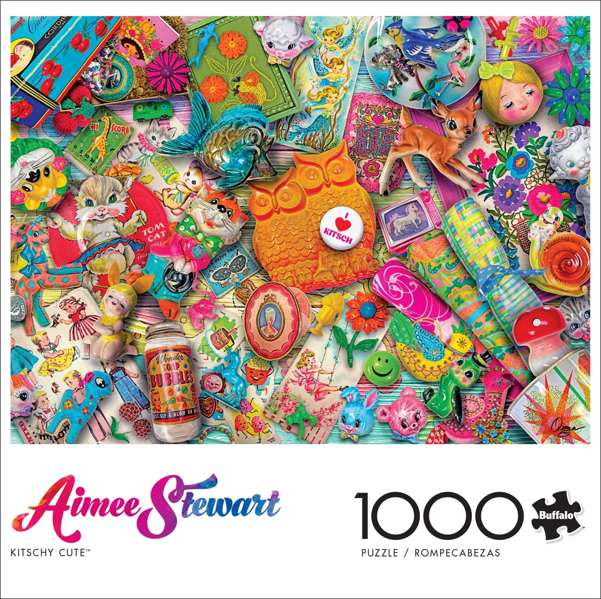 Buffalo Games 1000-Piece Aimee Stewart Kitschy Cute Jigsaw Puzzle