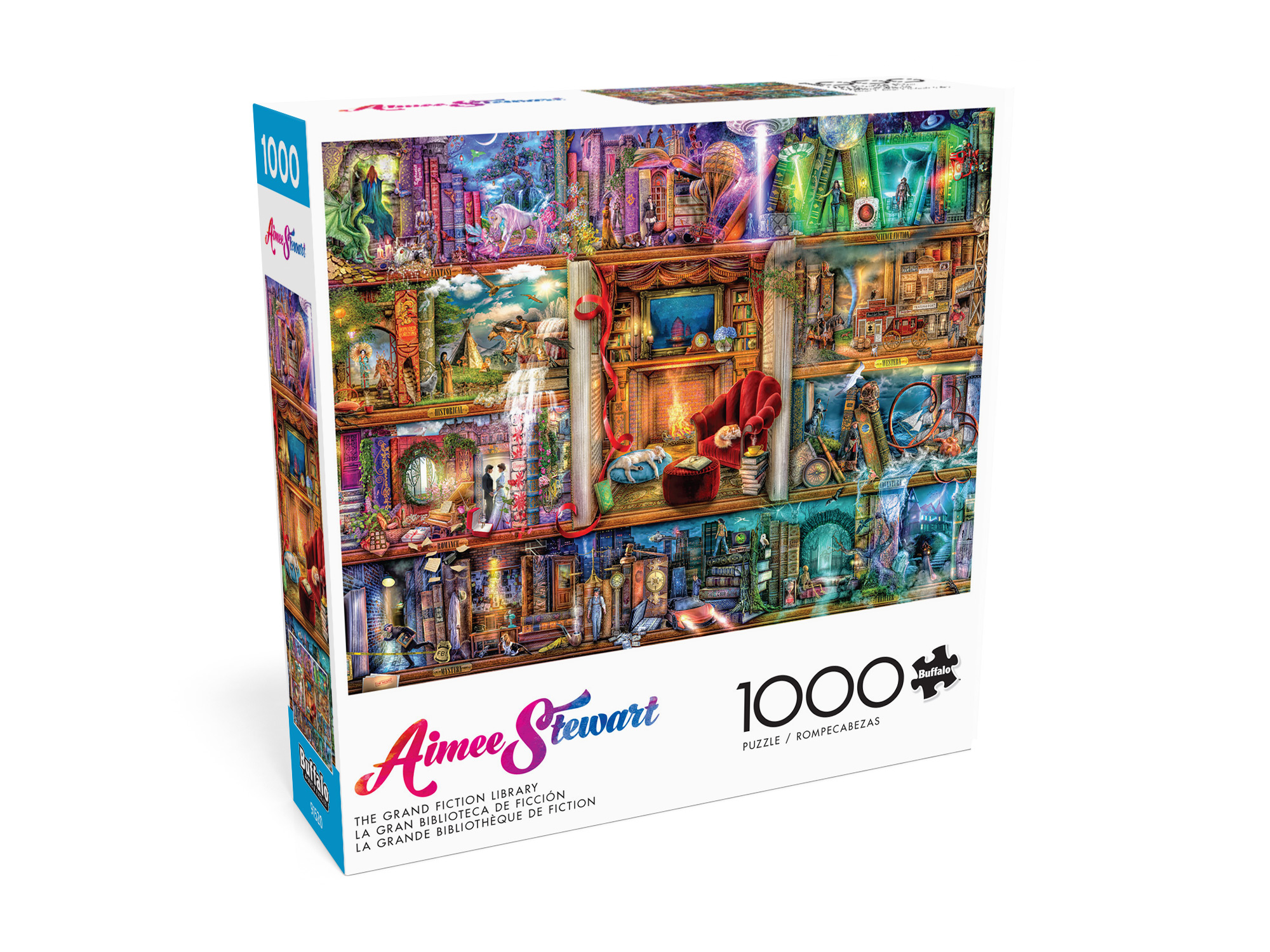 Buffalo Games - Puzzle 1000 Pezzi Aimee Stewart: Backstage Al Teatro - 67,9x50,2 Cm