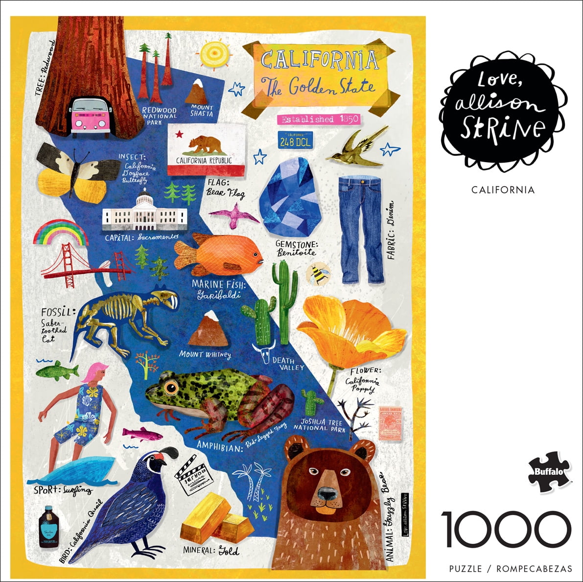 Buffalo Games 1000-Piece Allison Strine California Jigsaw Puzzle