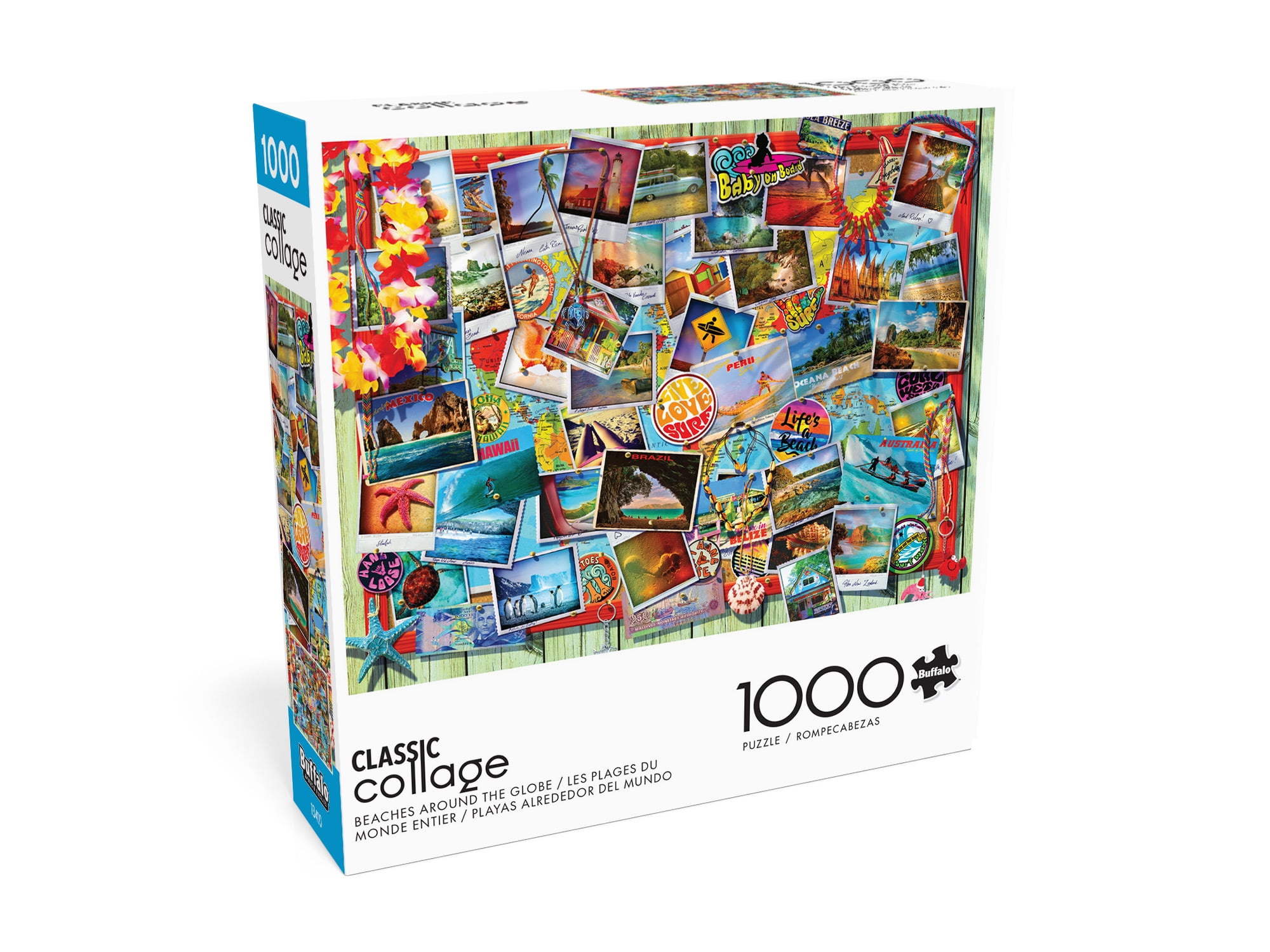 Buffalo Games 1000-Piece Beaches Around the Globe Interlocking Jigsaw Puzzle for Adults Ages 14+