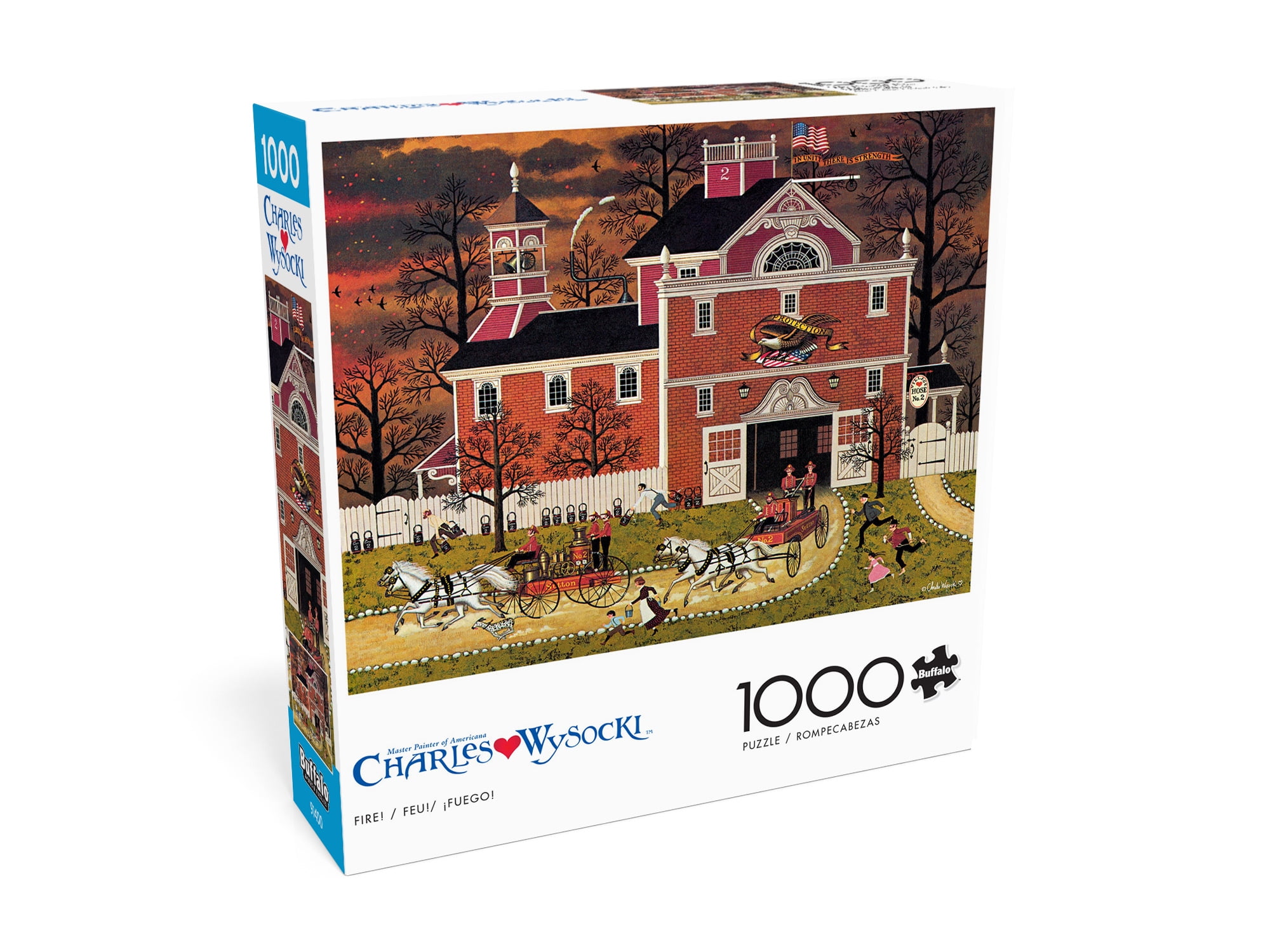 Amazon.com: Buffalo Games - Charles Wysocki - Churchyard