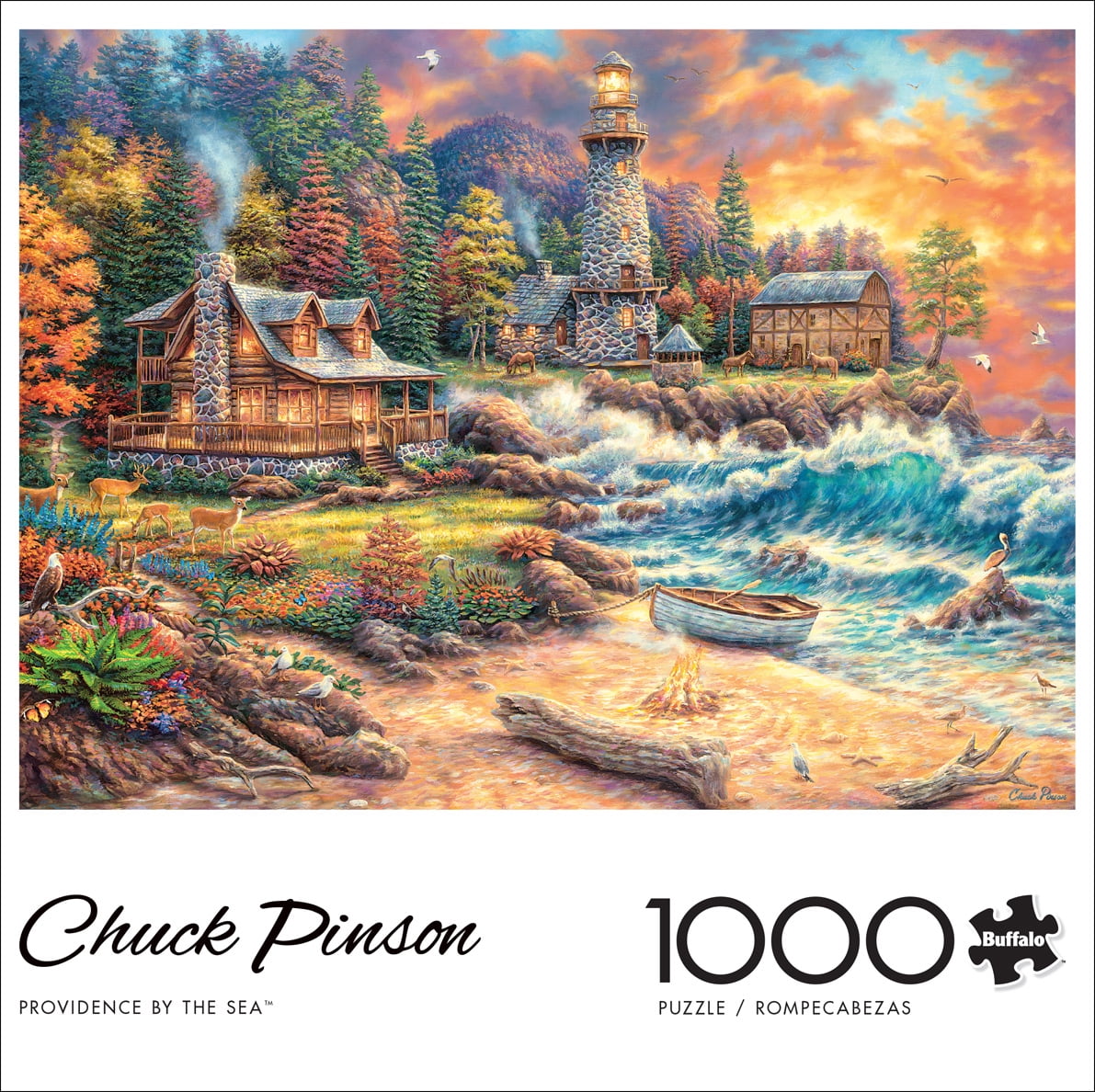 Buffalo Games 1000-Piece Chuck Pinson Providence by the Sea Jigsaw ...