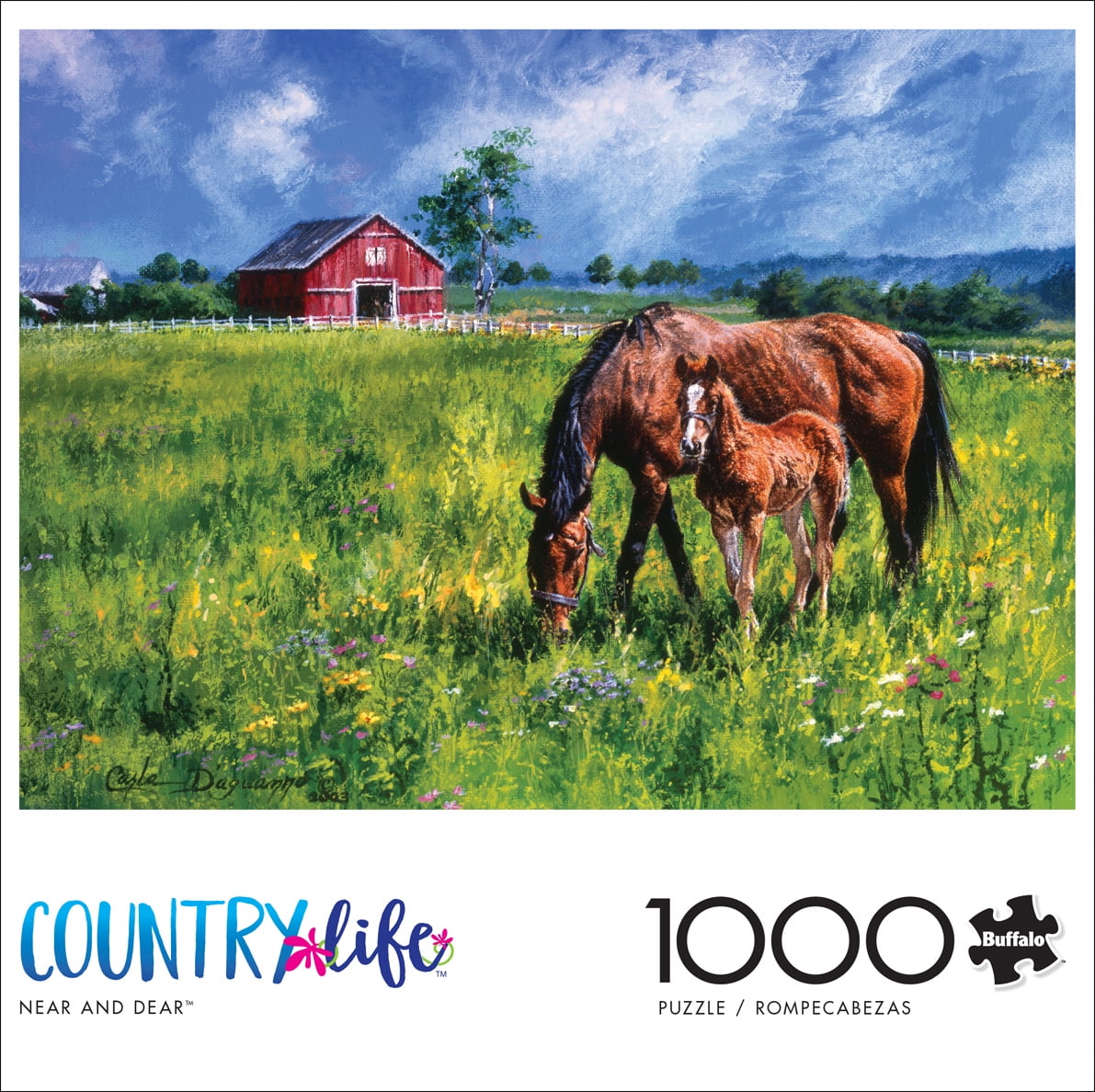 Buffalo Games 1000-Piece Country Life Near and Dear Jigsaw Buffalo Games 1000-Piece Country Life Near and Dear Jigsaw