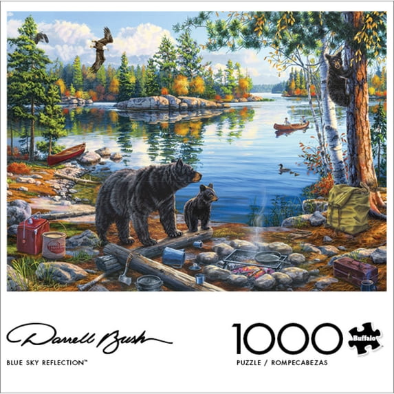 Buffalo Games 1000-Piece Darrell Bush Blue Sky Reflection Jigsaw Puzzle