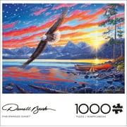 Buffalo Games 1000-Piece Darrell Bush Collection Star-Spangled Sunset Jigsaw Puzzle
