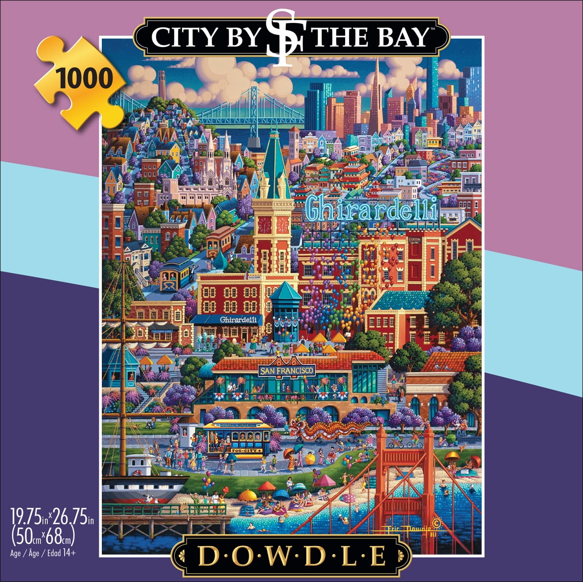 Caribbean Theme Puzzle Buffalo Games Eric Dowdle St. Thomas 1000 Piece Jigsaw Puzzle - 26.75x19.75 Inch Caribbean Art Eric Dowdle Puzzle