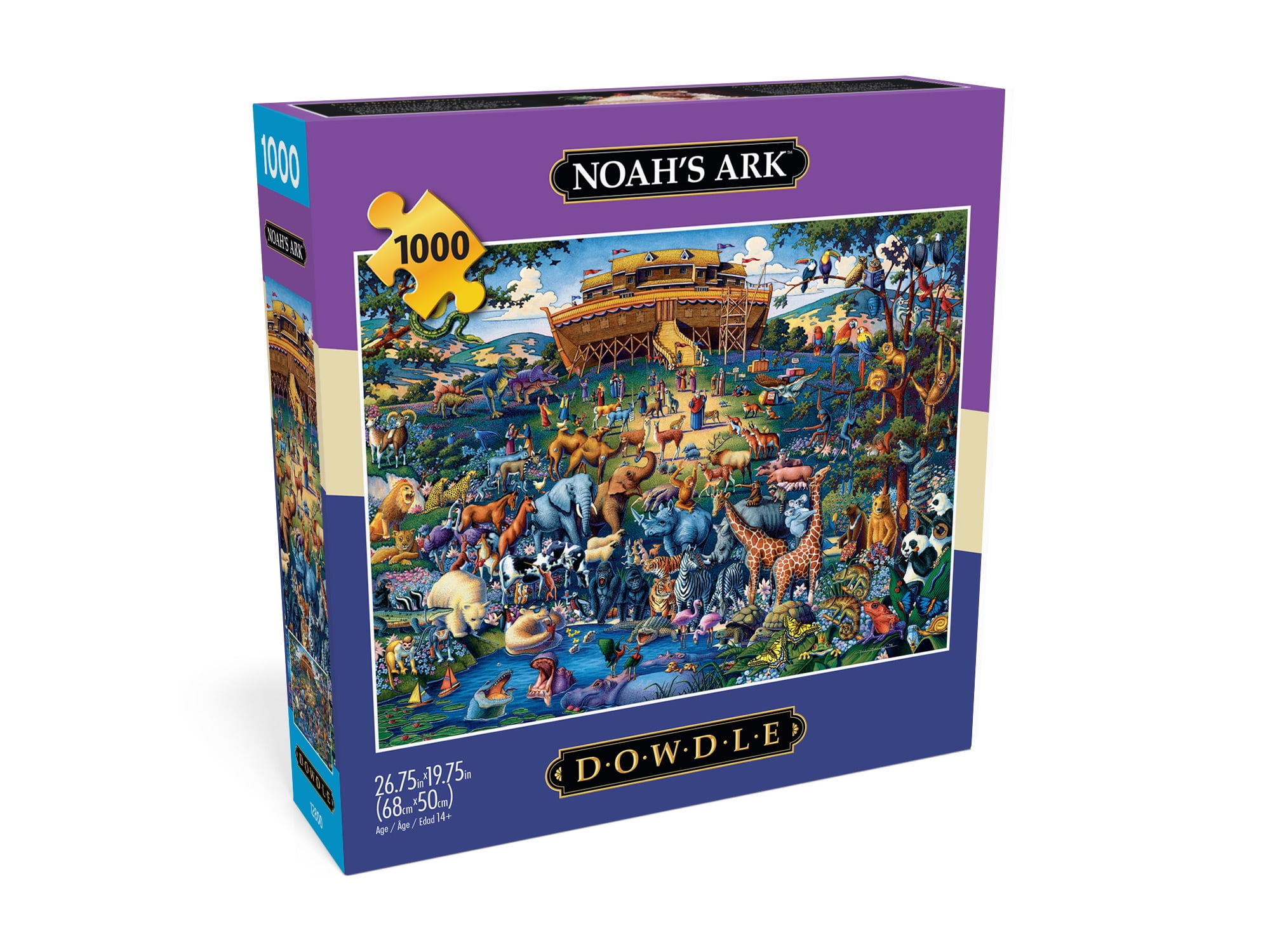 Buffalo Games 1000-Piece Dowdle Noah's Ark Interlocking Jigsaw Puzzle