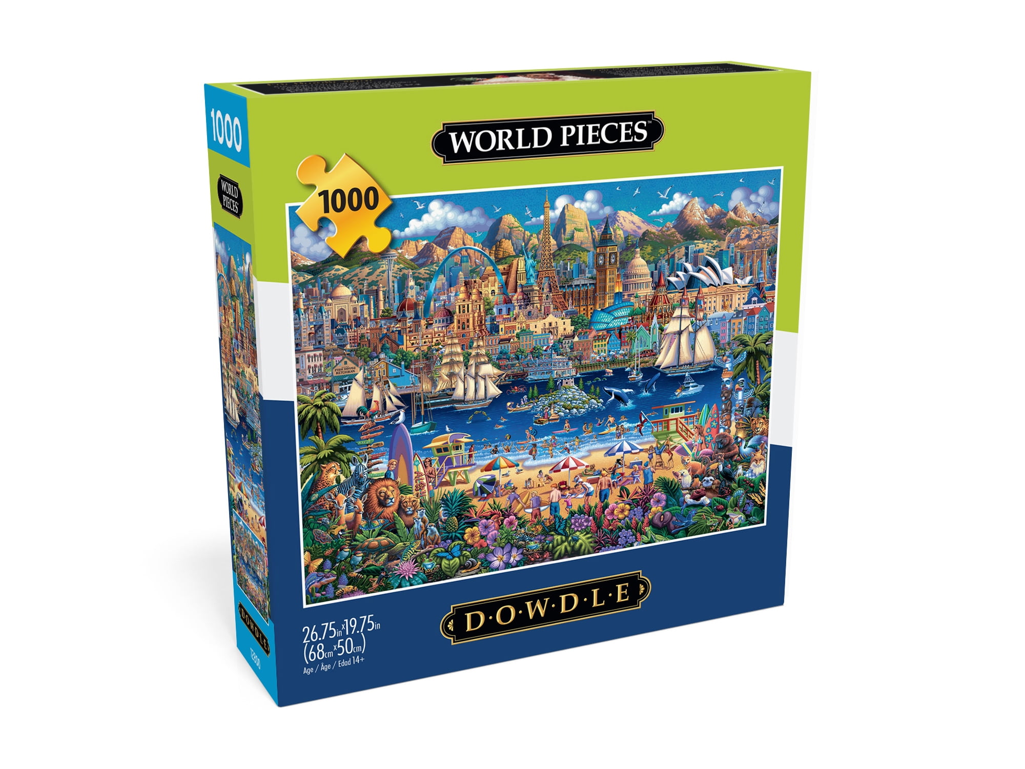 Buffalo Games 1000-Piece Dowdle World Pieces Interlocking Jigsaw