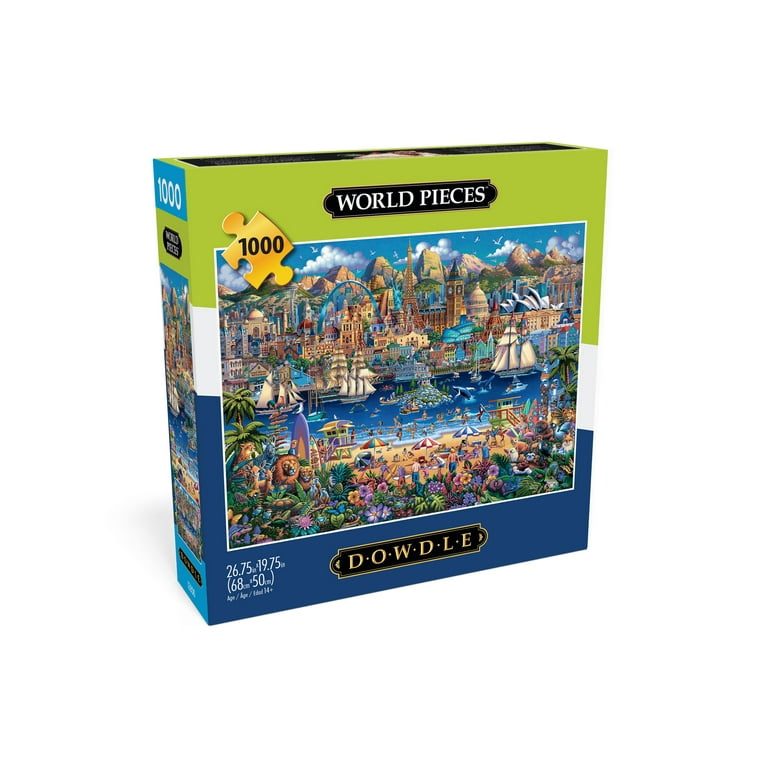 Buffalo Games 1000-Piece Dowdle World Pieces Interlocking Jigsaw