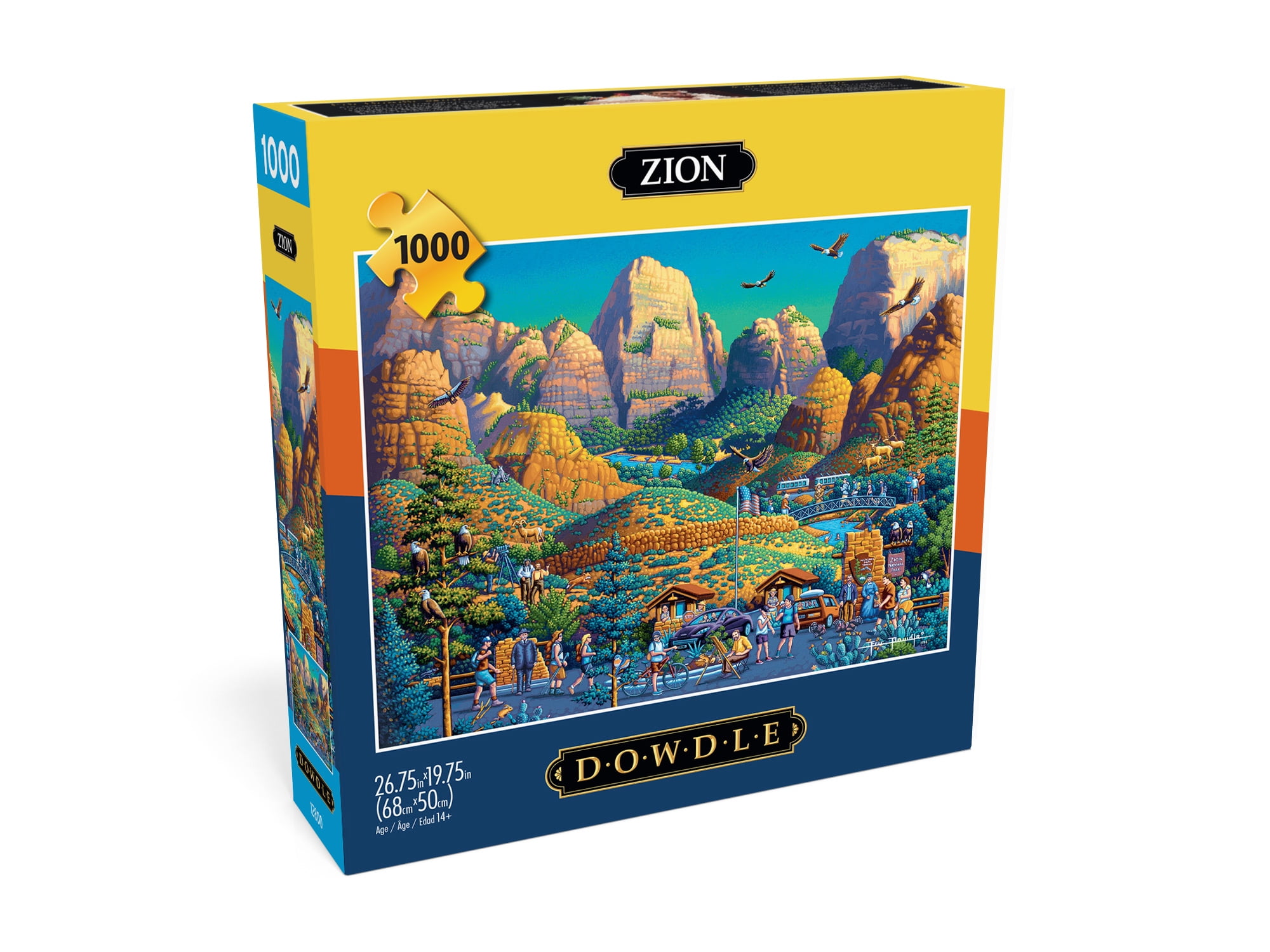Buffalo Games 1000-Piece Dowdle Zion Interlocking Jigsaw Puzzle