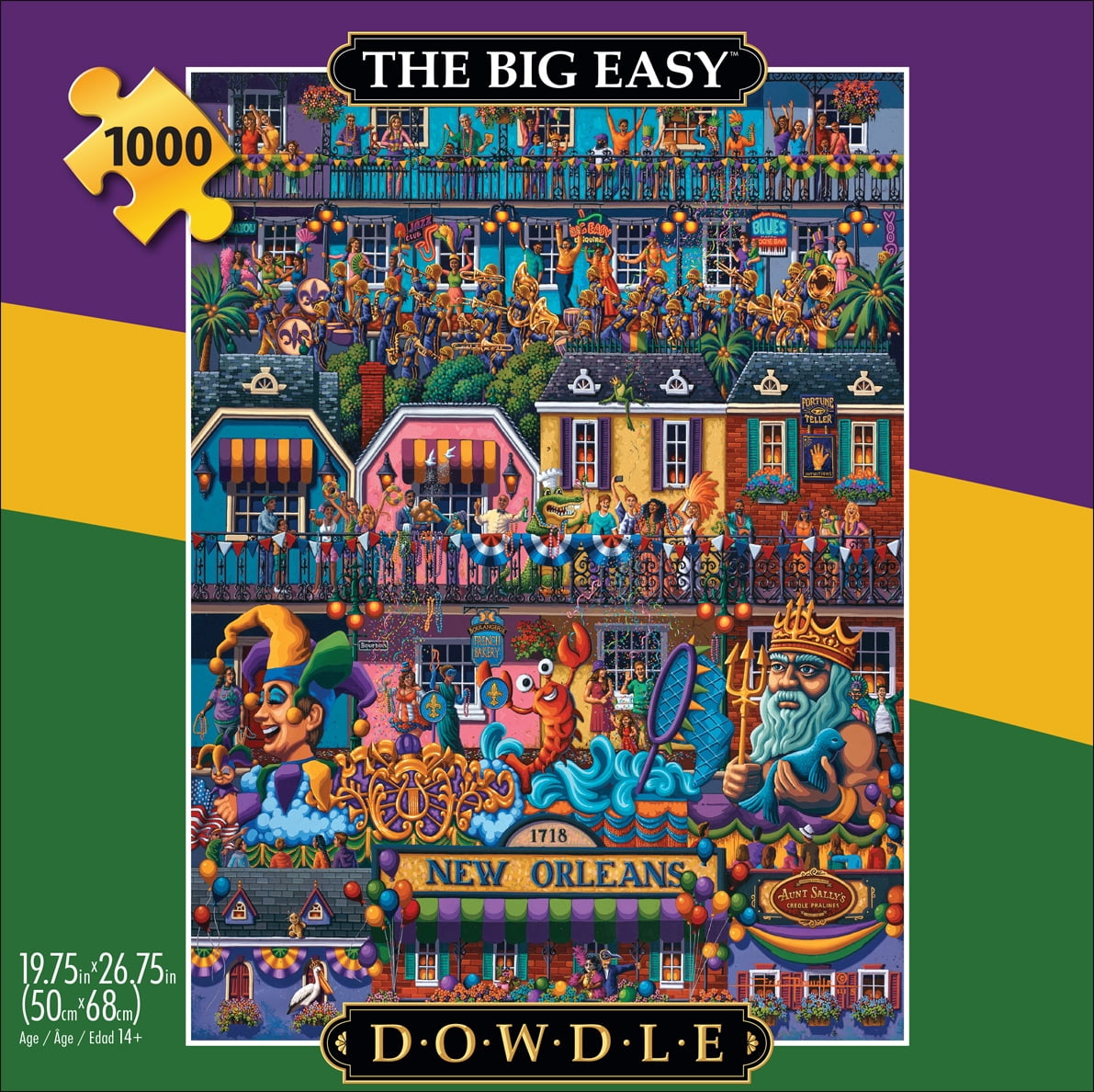 Buffalo Games 1000-Piece Eric Dowdle The Big Easy Adult Interlocking Jigsaw Puzzle