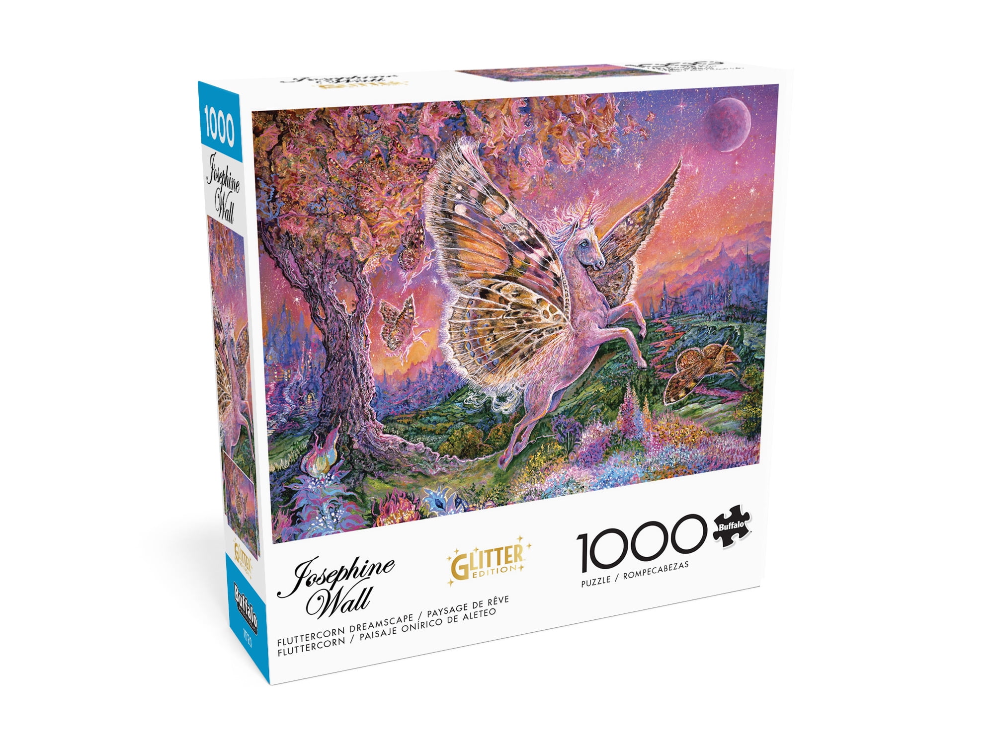 Buffalo Games 1000-Piece Fluttercorn Dreamscape Interlocking Jigsaw Puzzle for Adults Ages 14+
