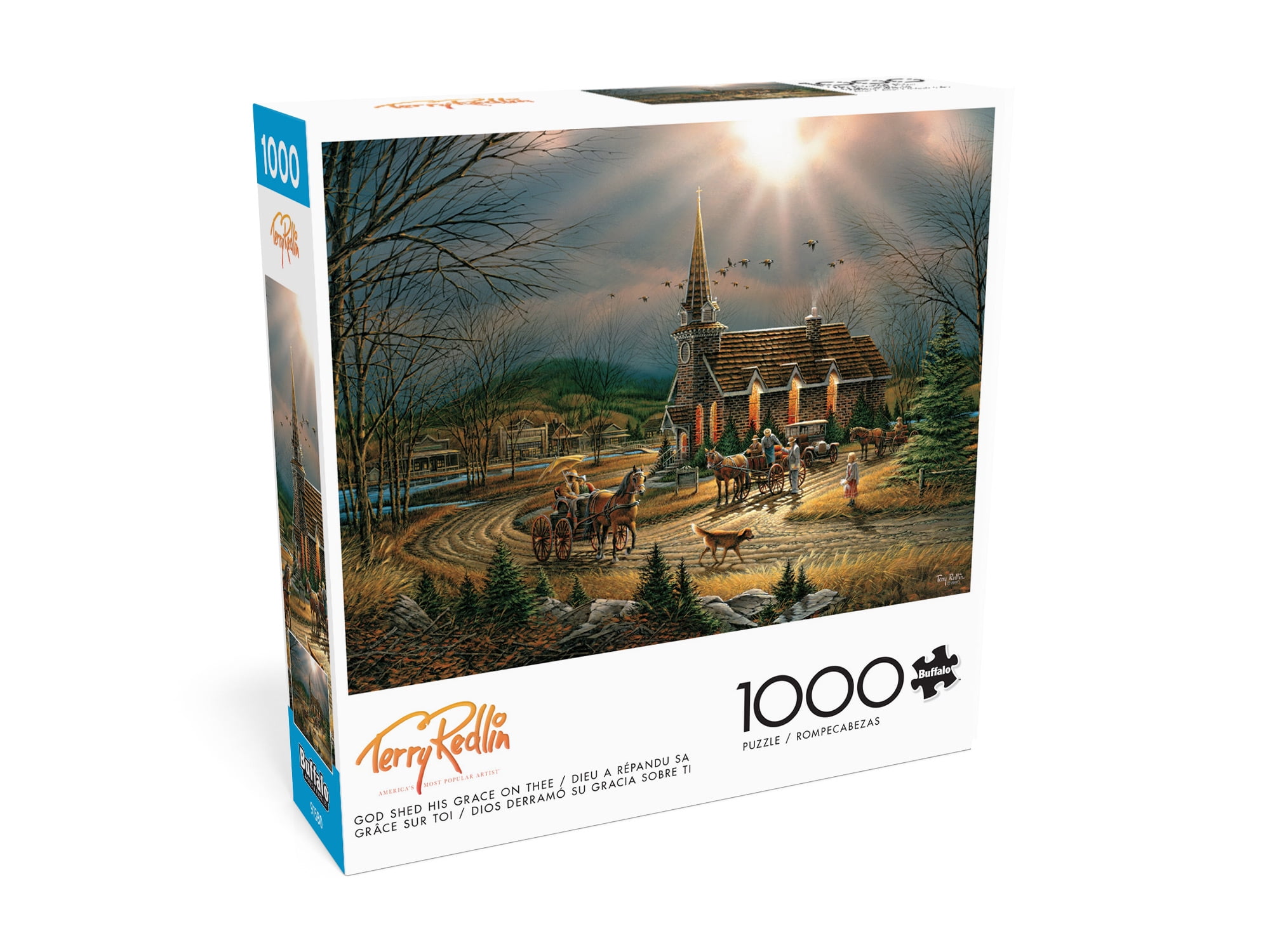 Buffalo Games 1000-Piece God Shed his Grace on Thee Interlocking Jigsaw Puzzle for Adults Ages 14+