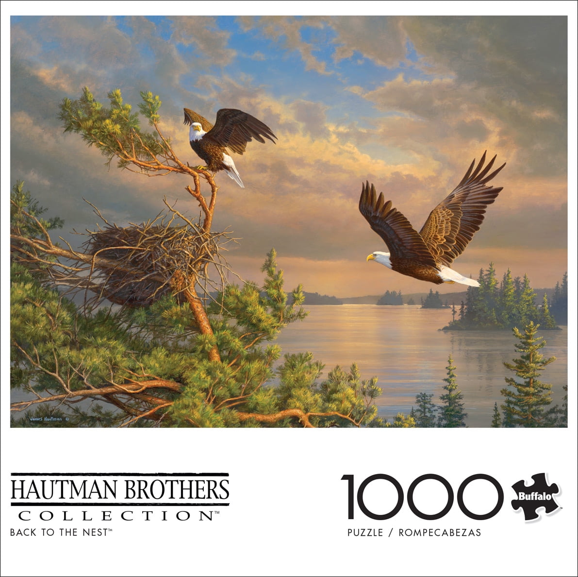 Buffalo Games 1000-Piece Hautman Brothers Back To The Nest Interlocking Jigsaw Puzzle