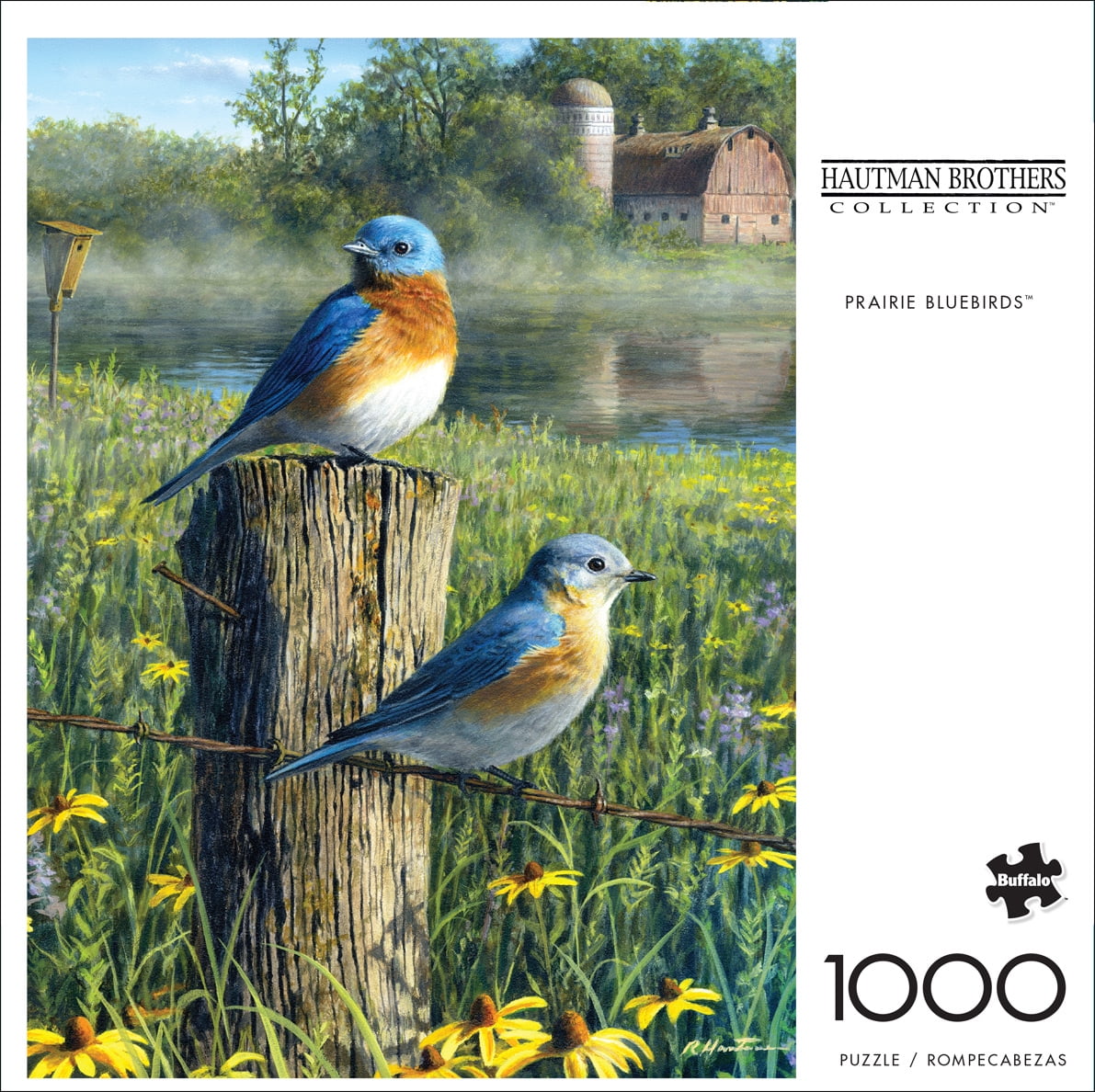 Buffalo Games 1000-Piece Hautman Brothers Prairie Bluebirds Interlocking Jigsaw Puzzle