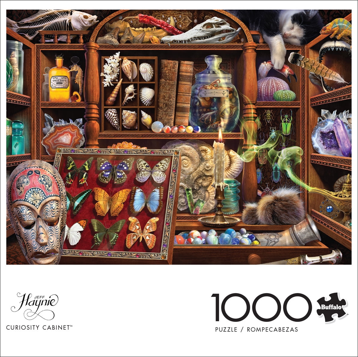Buffalo Games 1000-Piece Haynie Curiosity Cabinet Jigsaw Puzzle