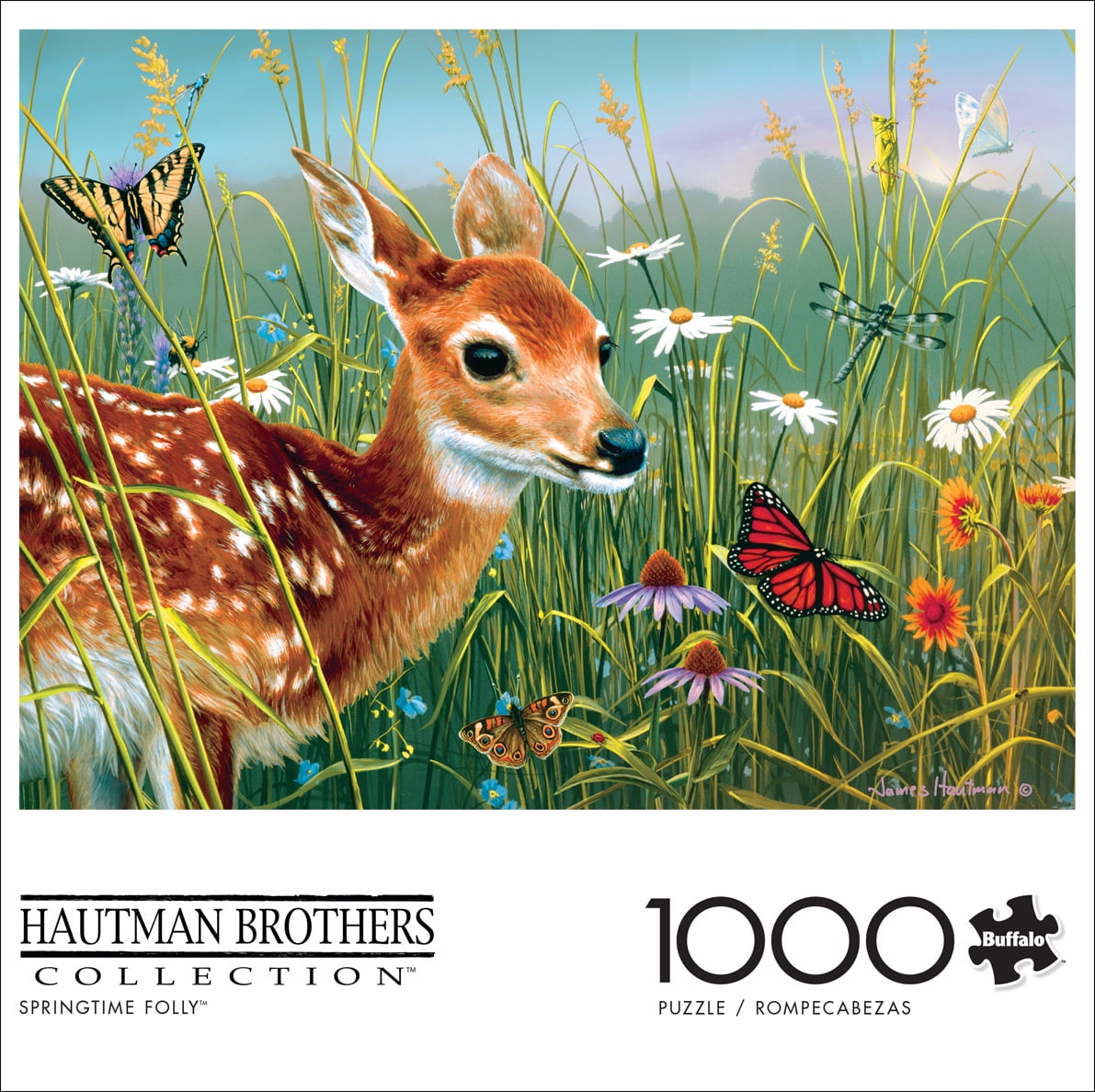 Buffalo Games 1000-Piece Jim Hautman Springtime Folly Jigsaw Puzzle ...