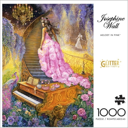 Buffalo Games 1000-Piece Josephine Wall Melody In Pink Interlocking Jigsaw Puzzle