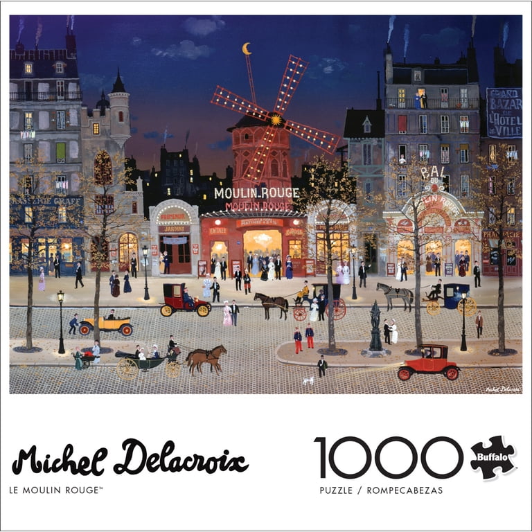 Buffalo Games 1000-Piece Michel Delacroix Le Moulin Rouge Jigsaw