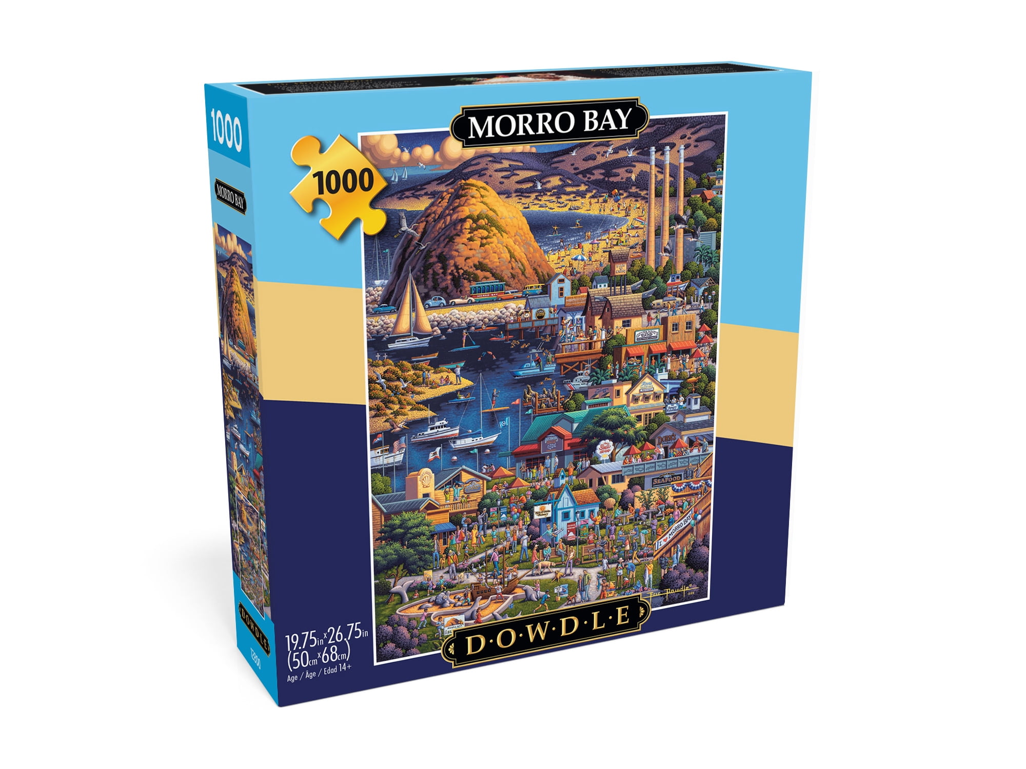 Buffalo Games 1000-Piece Morro Bay Interlocking Jigsaw Puzzle for Adults Ages 14+