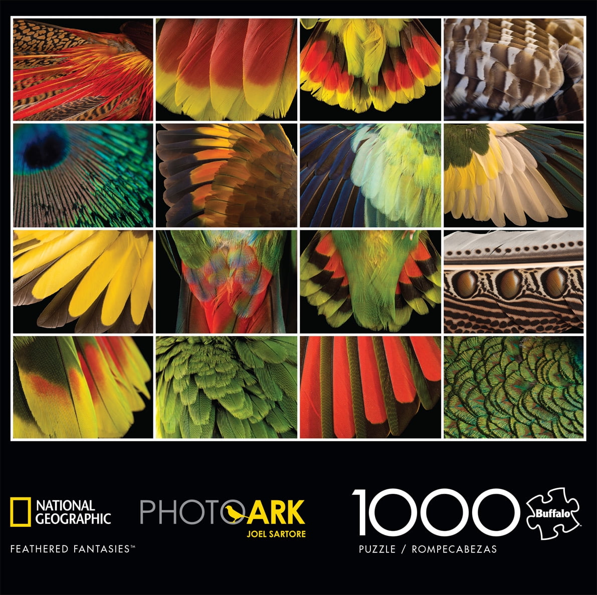 Buffalo Games 1000-Piece National Geographic Feathered Fantasies Interlocking Jigsaw Puzzle