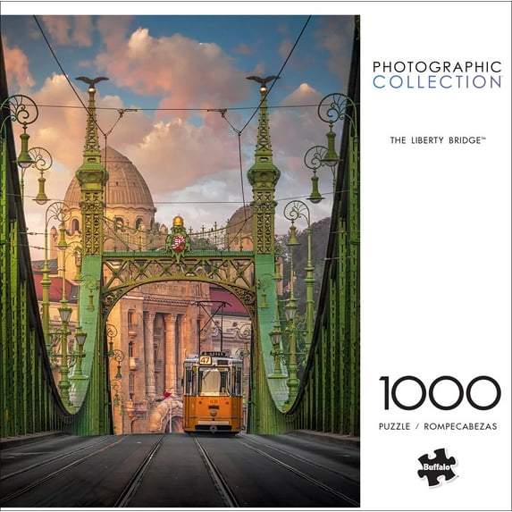 Buffalo Games 1000-Piece Photographic Collection The Liberty Bridge Interlocking Jigsaw Puzzle